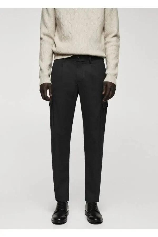 Pleated Cargo Pants - 1