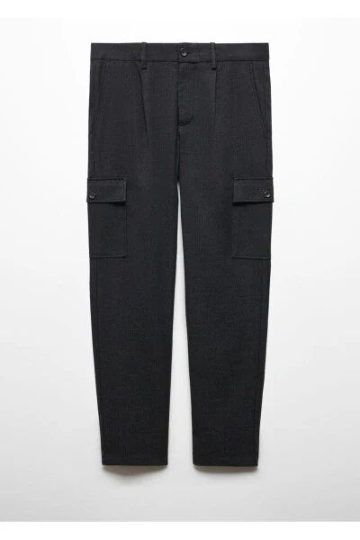 Pleated Cargo Pants - 3