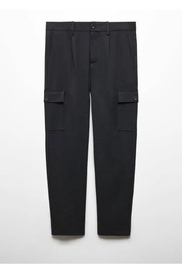 Pleated Cargo Pants - 3