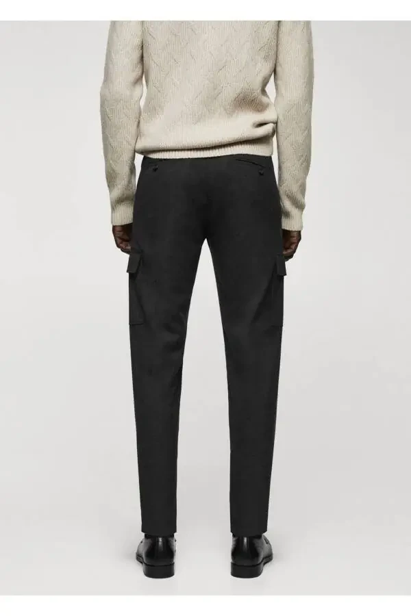 Pleated Cargo Pants - 5