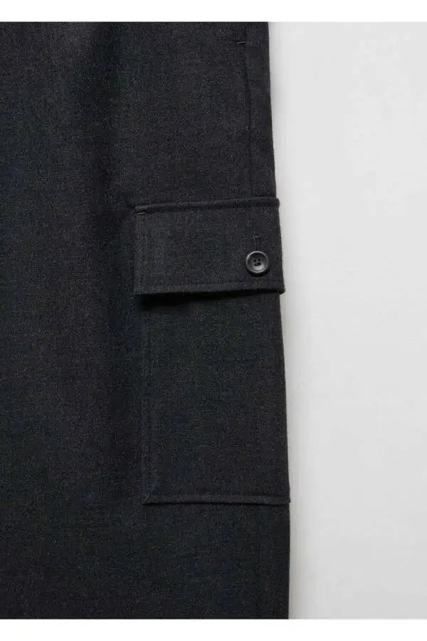 Pleated Cargo Pants - 6