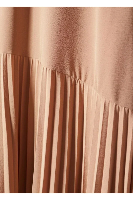 Pleated Dress - MANGO