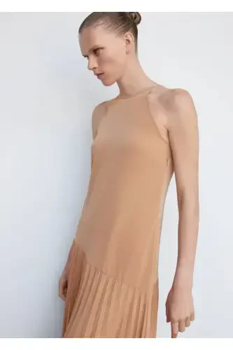 Pleated Dress - MANGO (1)