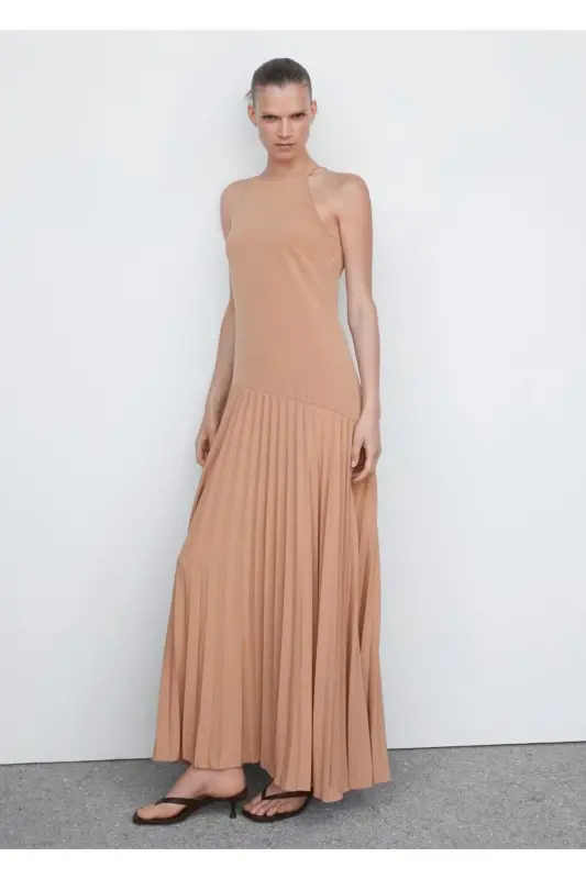 Pleated Dress - 5