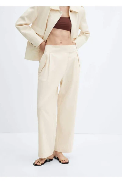 Pleated front trousers - 1
