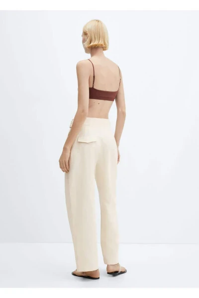Pleated front trousers - 4