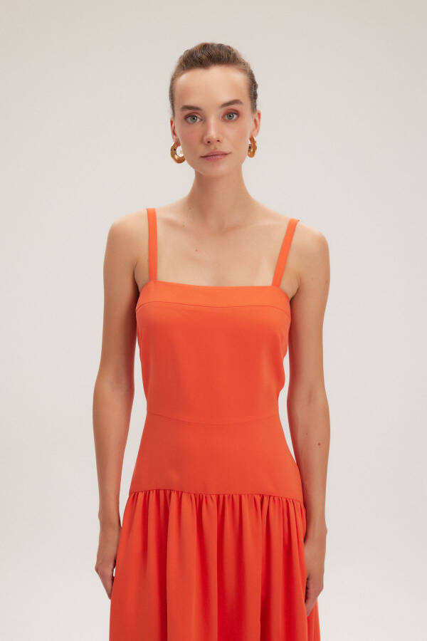 Pleated Midi Dress - 2