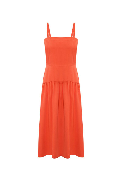 Pleated Midi Dress - 6