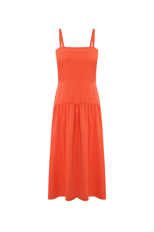 Pleated Midi Dress - 6