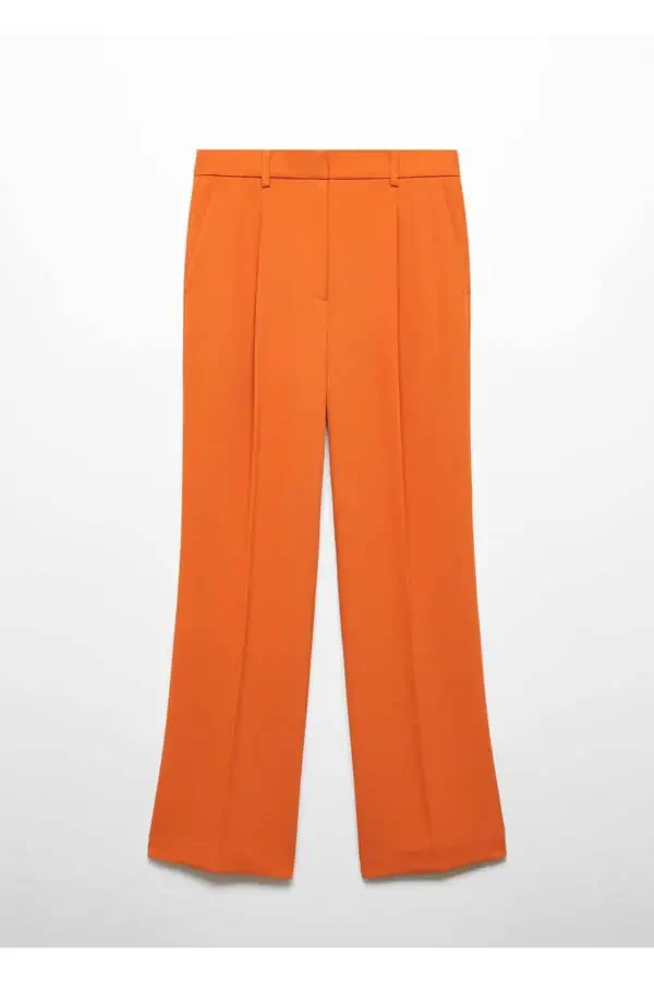 Pleated Straight-Leg Pants - 3