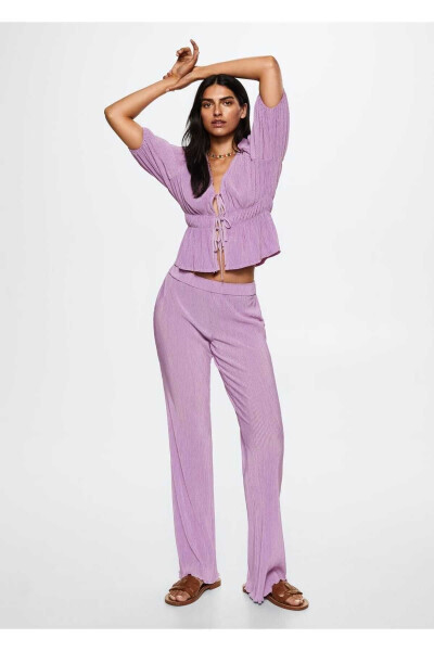 Pleated Trousers - MANGO WOMAN (1)