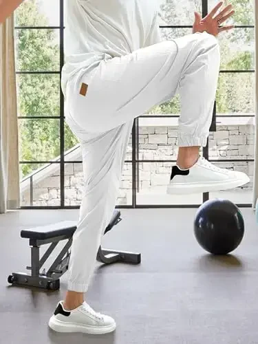 PLEPAN Kundalik yuk mashinalari Joggers - Paxta Ipli Xitoy Shimlar Trekking Ochiq Twill Track Yugurish Sport shimlari - 6