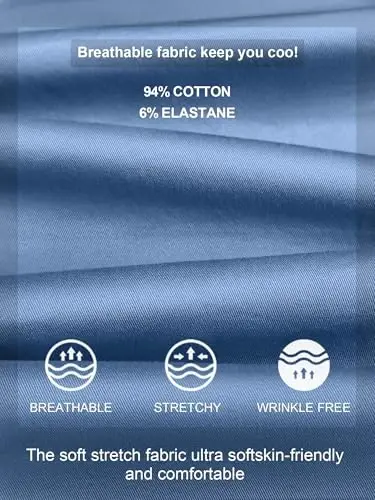 PLEPAN Mens Casual Cargo Joggers - Cotton Drawstring Chino Pants Hiking Outdoor Twill Track Jogging Sweatpants - 4