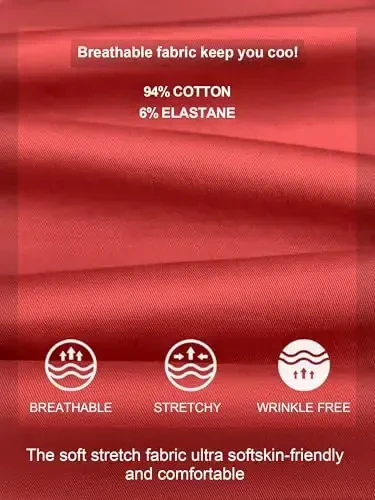 PLEPAN Mens Casual Cargo Joggers - Cotton Drawstring Chino Pants Hiking Outdoor Twill Track Jogging Sweatpants - 4