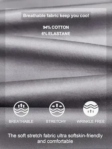 PLEPAN Мужские повседневные брюки-карго - хлопковые брюки чинос на кулиске для пеших прогулок, активного отдыха, из твила, спортивные штаны для бега и тренировок - 4