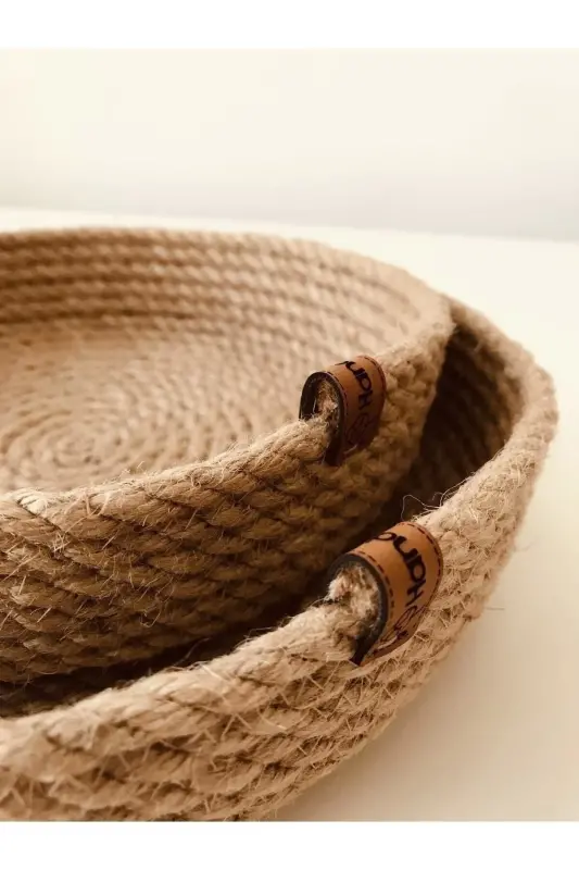 Плетеный Корзины 2-х Личный Набор - 2