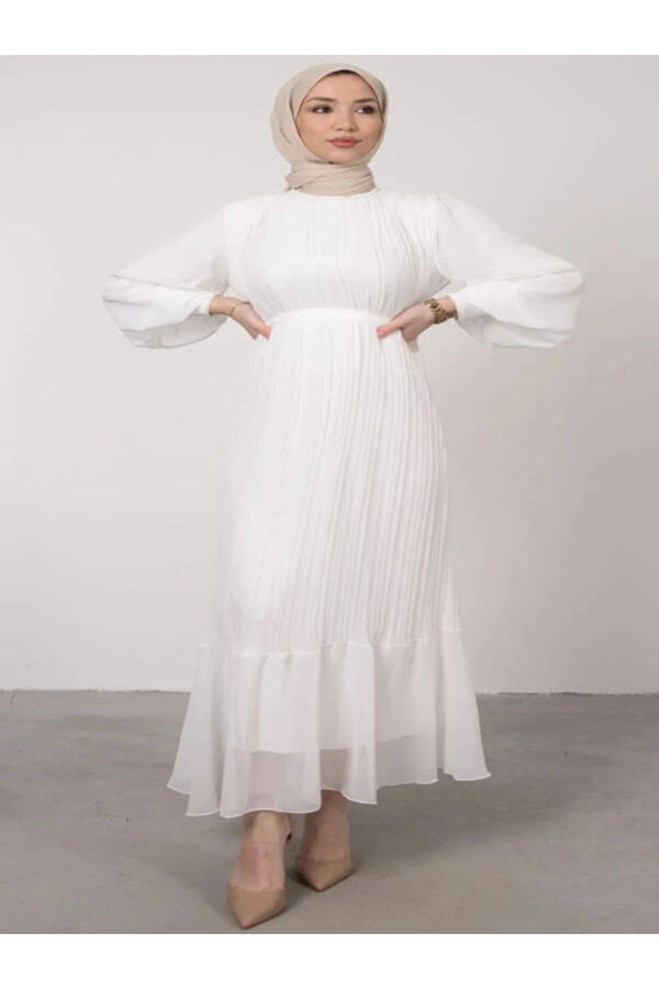 PLISELI JANJAN SHIFON AYOLLAR HIMOYA LIBOSLARI - 5