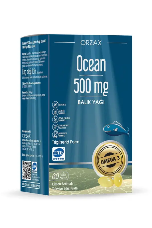 Плюс 500 мг 60 капсул - OCEAN