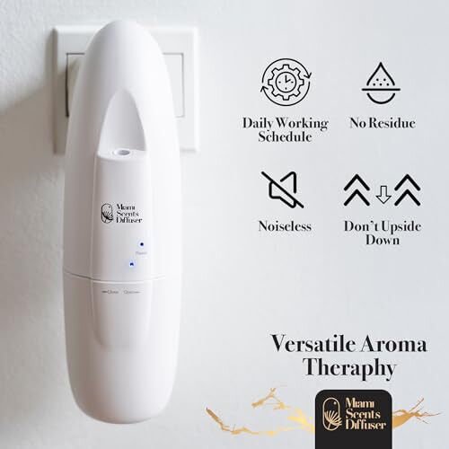 Plug in Wall Waterless Diffuser + Amalfi Hotel Essential Oils 4 Fl Oz Included Coverage Up to 500 SqFt Smart Bluetooth App Control Scent Air Machine for Home, Office and Spa Ideal for Aromatherapy. - 3