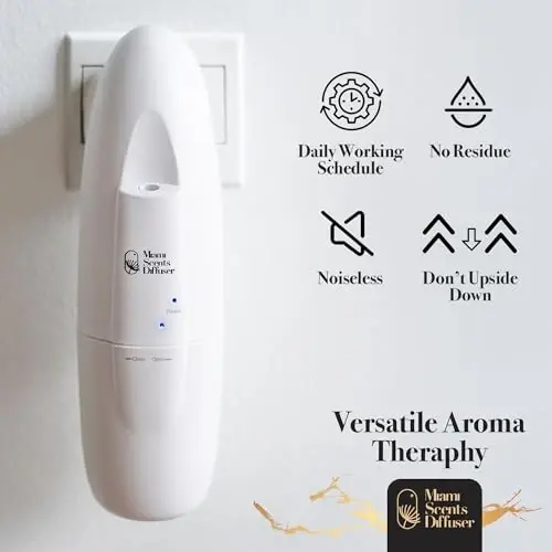 Plug in Wall Waterless Diffuser for Essential Oils Coverage Up to 500 SqFt Capacity 100 ml Nanotechnology Smart Bluetooth App Control Scent Air Machine for Home, Office and Spa Ideal for Aromatherapy - 4