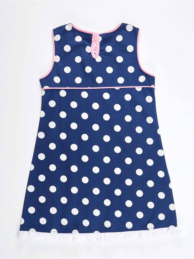 Plump Cat Girl Poplin Dress - 4