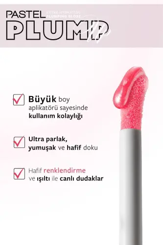 Plump Up Extra Hydrating 206 Chic Dolgunlaştırıcı Dudak Parlatıcısı-pembe - 4