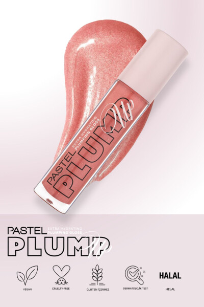 Plump Up 208 Shimmer Nude Extra Hydrating Plumping Gloss - Dolgunlaştıran Dudak Parlatıcısı-şeftali - 7