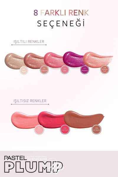 Plump Up Extra Hydrating 208 Shimmer Nude Lablarni To'ldiruvchi Lip Gloss - 21