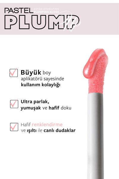 Plump Up Extra Hydrating 208 Shimmer Nude Lablarni To'ldiruvchi Lip Gloss - 25