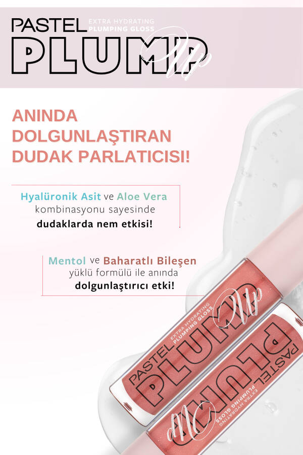 Plump Up Extra Hydrating 208 Shimmer Nude Lablarni To'ldiruvchi Lip Gloss - 27