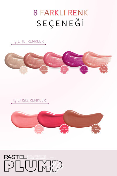 Plump Up Extra Hydrating 208 Shimmer Nude Lablarni To'ldiruvchi Lip Gloss - 29
