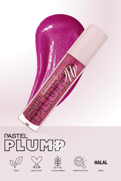 Plump Up Extra Hydrating Plumping Gloss - Dudak Parlatıcısı 207 Mariposa-Fuşya - 17