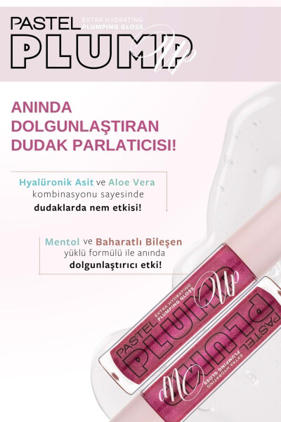 Plump Up Extra Hydrating Plumping Gloss - Dudak Parlatıcısı 207 Mariposa-Fuşya - 11