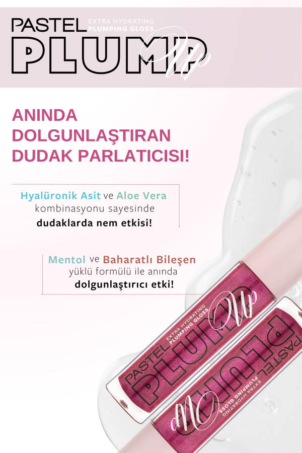 Plump Up Extra Hydrating Plumping Gloss - Dudak Parlatıcısı 207 Mariposa-Fuşya - 28