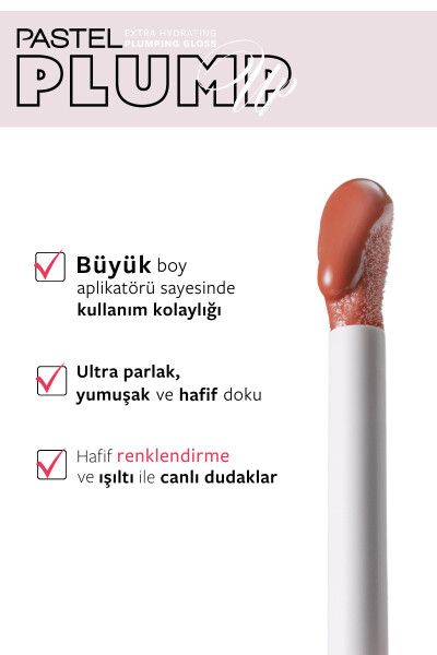 Plump Up Extra Hydrating Plumping Gloss - Dolgunlaştıran Dudak Parlatıcısı 205 Just Natural - 36