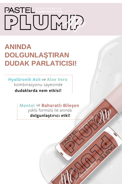 Plump Up Extra Hydrating Plumping Gloss - Dolgunlaştıran Dudak Parlatıcısı 205 Just Natural - 38