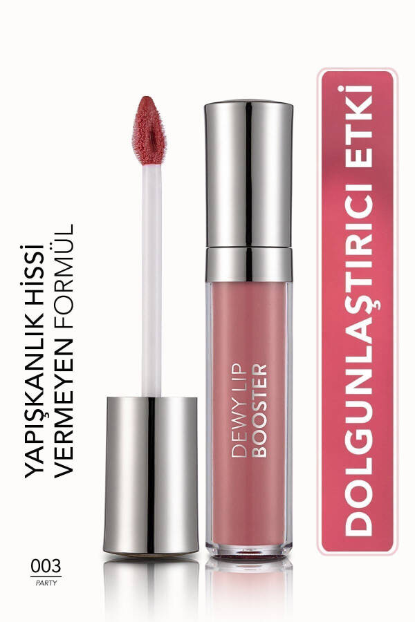 Plumping Tinted Lip Gloss (Deep Peach) - Dewy Lip Booster - 003 - 8690604619054 - 15