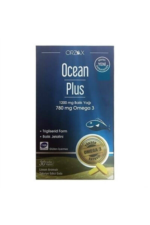 Plus 1200 Mg Baliq Yog'i Omega 3 30 Kapsula - 1