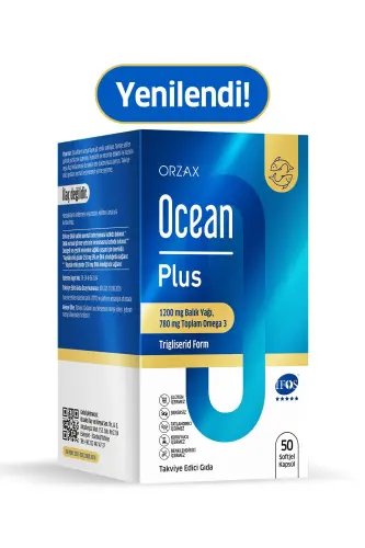 Plus 1200 Mg Omega-3 Fish Oil 50 Capsules - 1