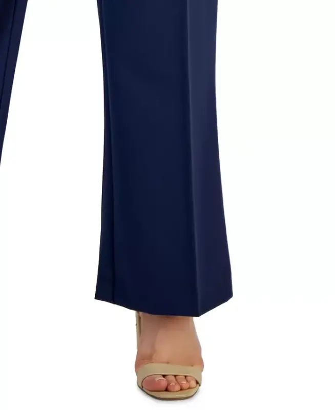 Plus and Petite Plus Size Curvy Bootcut Pants, Created for Modazone - Indigo Sea - 5