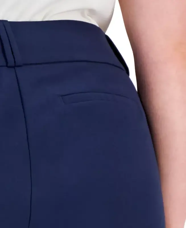 Plus and Petite Plus Size Curvy Bootcut Pants, Created for Modazone - Indigo Sea - 6
