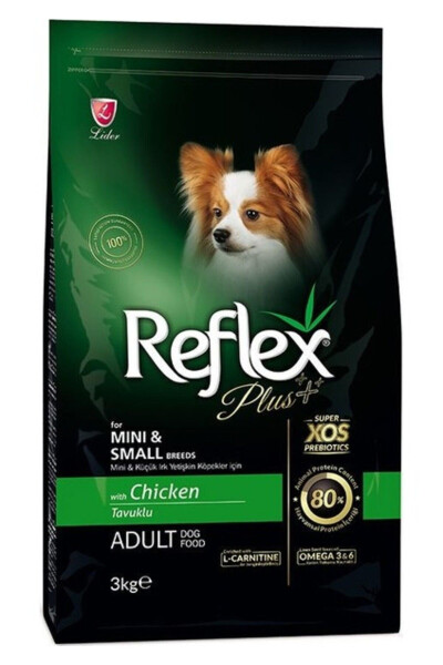 Plus Mini va Kichik Zotli Tovuq 3 kg Kattalar It Oziq-ovqati - REFLEX