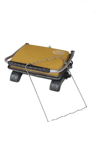 Plus Organic Cast Iron Grill & Toaster Gold with Grill Attachment & Brush-GOLD - 1