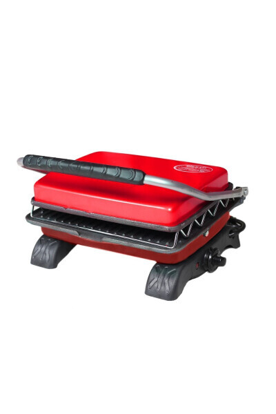 Plus Organic Cast Iron Grill & Toaster Machine Red Grill Attachment & Brush - DÖKÜMIX (1)