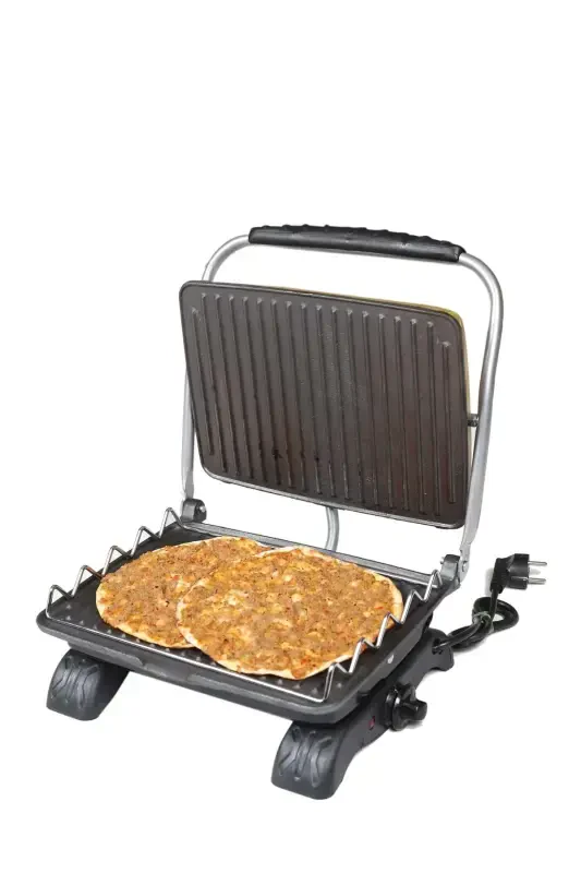 Plus Organik Demir Döküm Izgara & Tost Makinası Rosegold Izgara Aparatlı&fırçalı-ROSEGOLD - 2