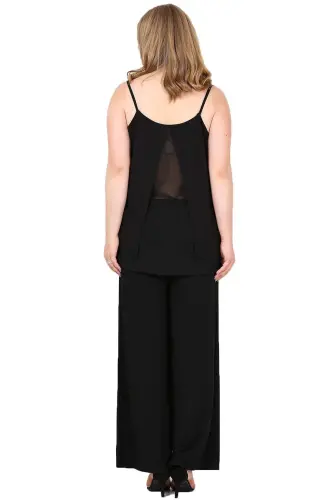 Plus Size Backless Chiffon Evening Blouse KL6969 - 4