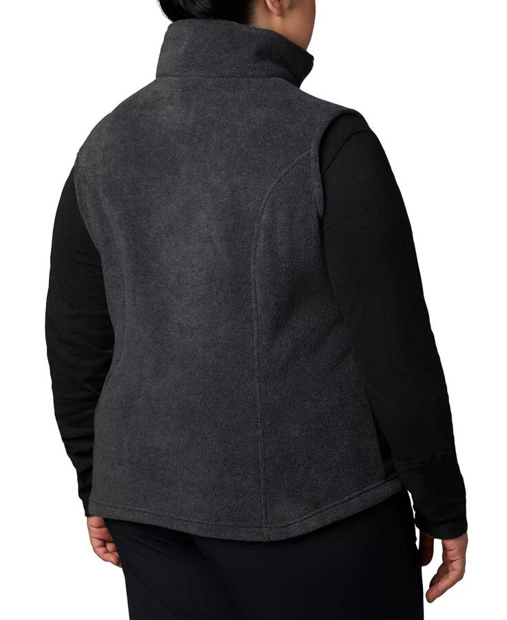 Plus Size Benton Springs Fleece Vest Charcoal Heather - 2