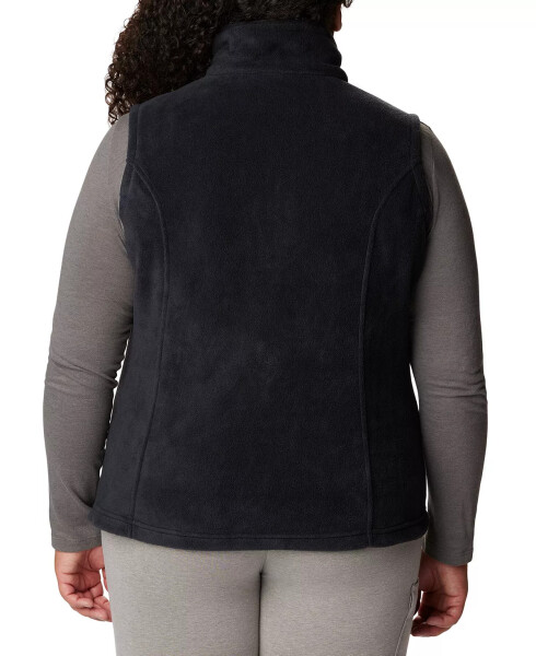 Plus Size Benton Springs Fleece Vest Deep Black - 3