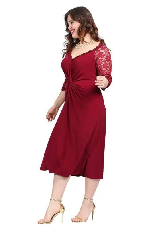 Plus Size Bridesmaid Dress KL8755 - 2