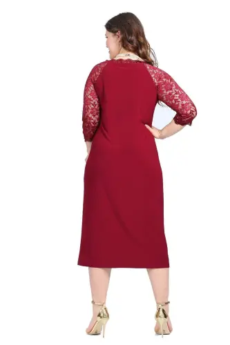 Plus Size Bridesmaid Dress KL8755 - 4